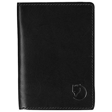Fjällräven Leather Passport Cover Geldbörse, Black, Einheitsgröße im Sale